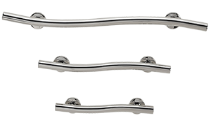 Polished Wave Grab Bar
